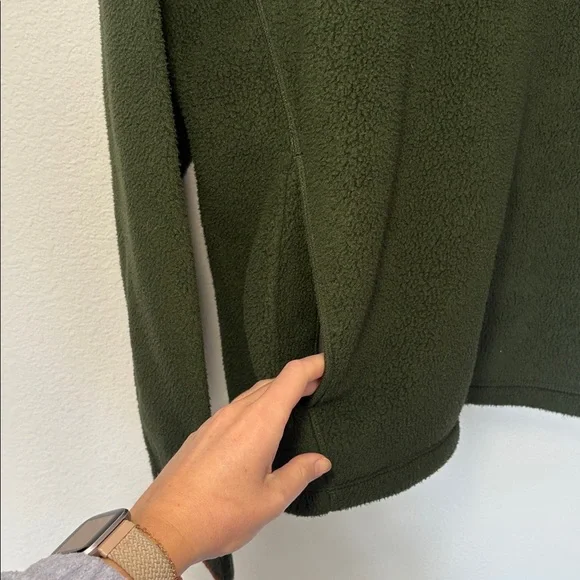 VINTAGE L.L.Bean Men's Katahdin Fleece Pullover Green Olive XL - Picture 4 of 5